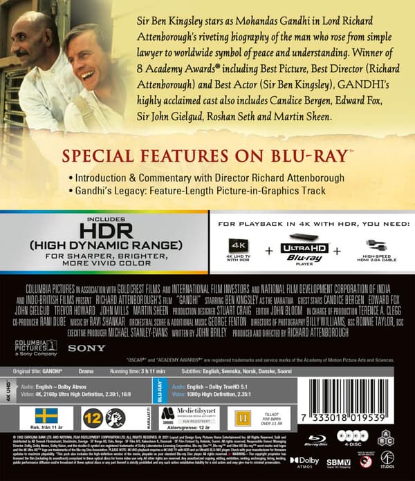 Gandhi (1982) (4K UHD)