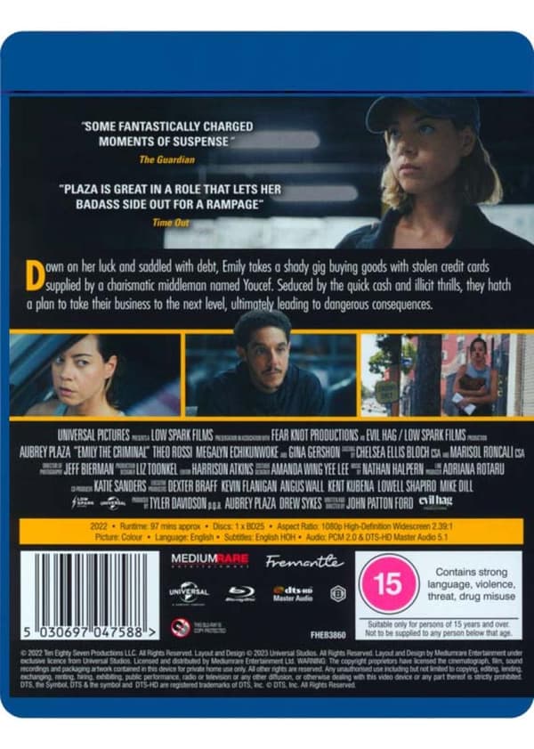 Emily the Criminal (2022) (Blu-Ray)
