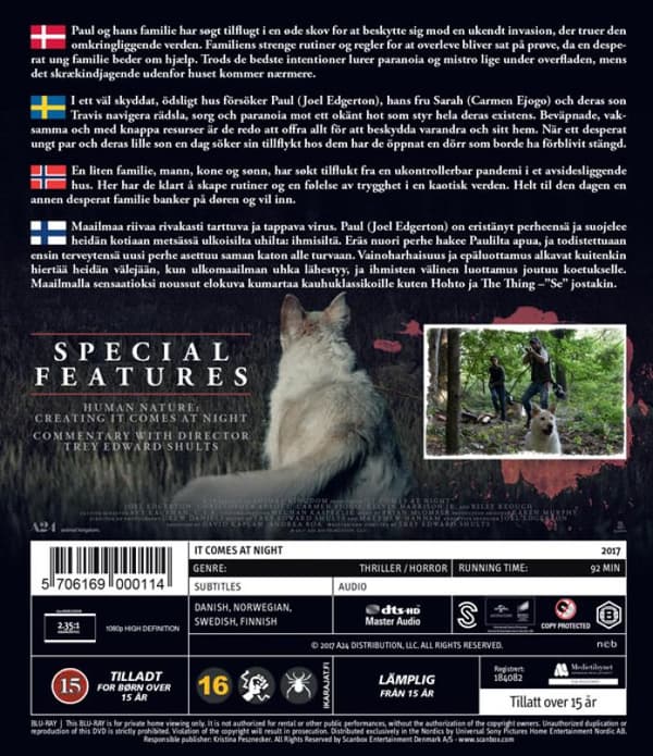 It Comes At Night (2017) (Blu-Ray)