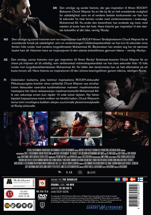 15 Rounds (aka The Brawler) (2019) (DVD)