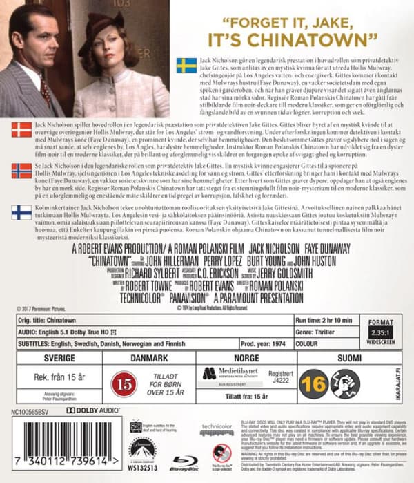 Chinatown (1974) (Blu-Ray)