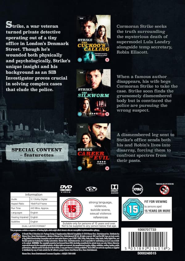 C.B. Strike Seasons 1-3 (DVD)
