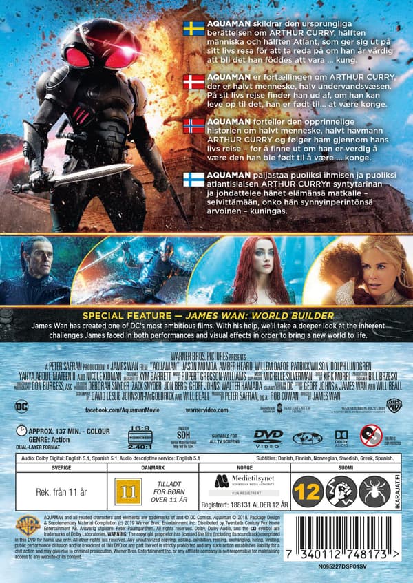 Aquaman (2018) (DVD)