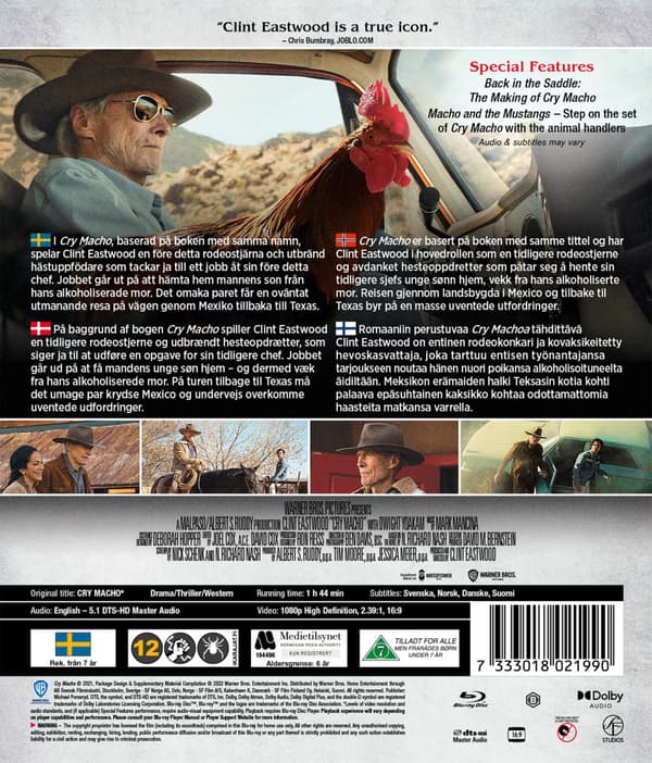 Cry Macho (2021) (Blu-Ray)