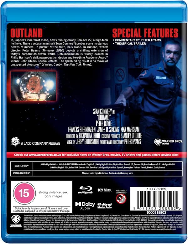 Outland (1981) (Blu-Ray)