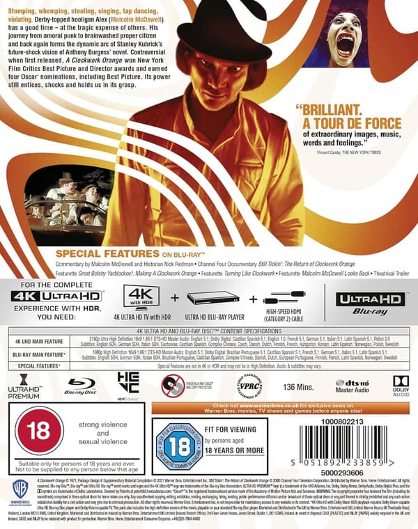 A Clockwork Orange (1971) (4K UHD)