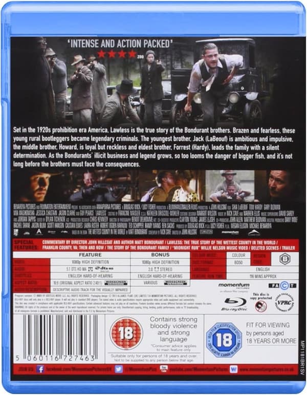 Lawless (2012) (Blu-Ray)