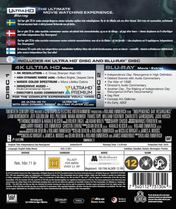 Independence Day 2: Resurgence (2016) (4K UHD)