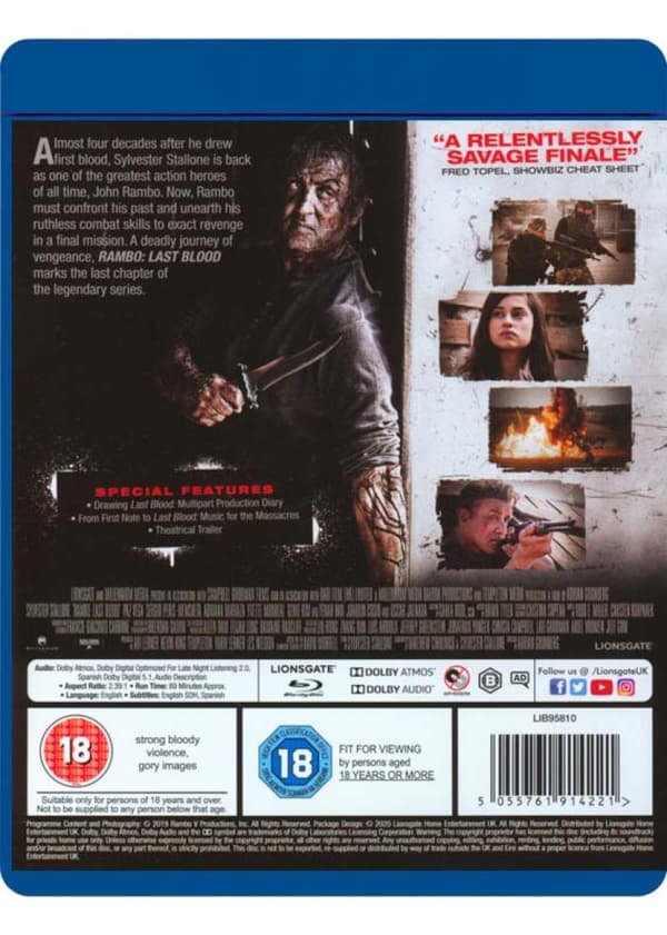 Rambo 5: Last Blood (2019) (Blu-Ray)
