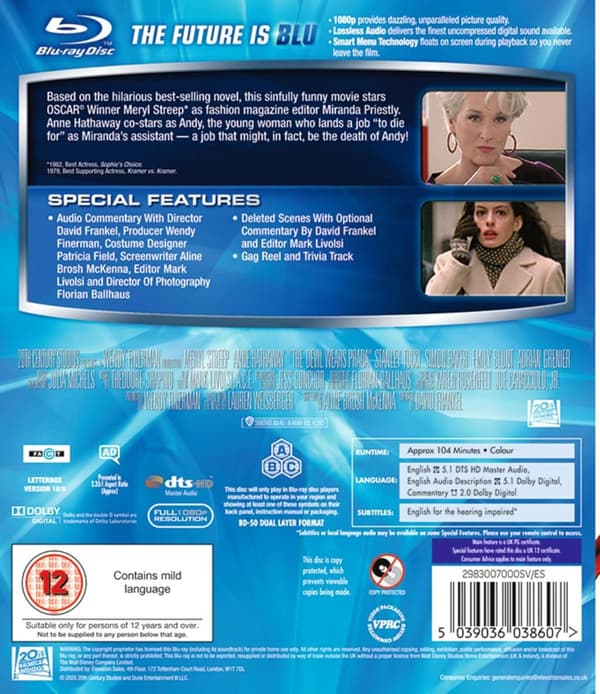 The Devil Wears Prada (2006) (Blu-Ray)