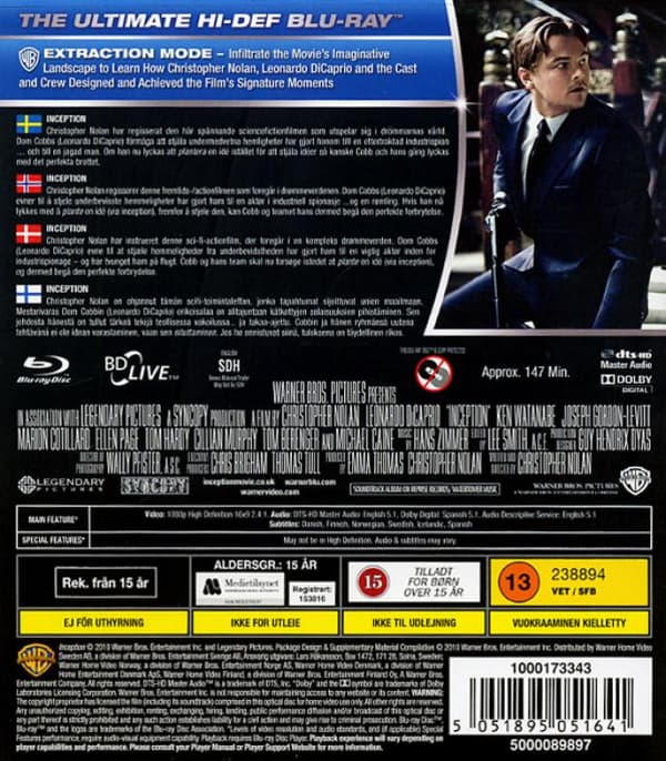Inception (2010) (Blu-Ray)