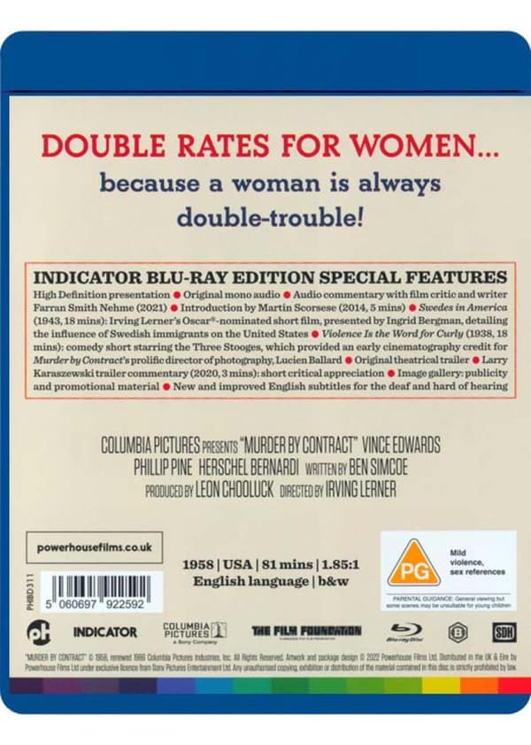 Murder by Contract (1958) (Blu-Ray)