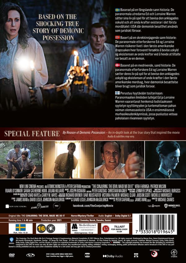 The Conjuring 3: The Devil Made Me Do It (2021) (DVD)