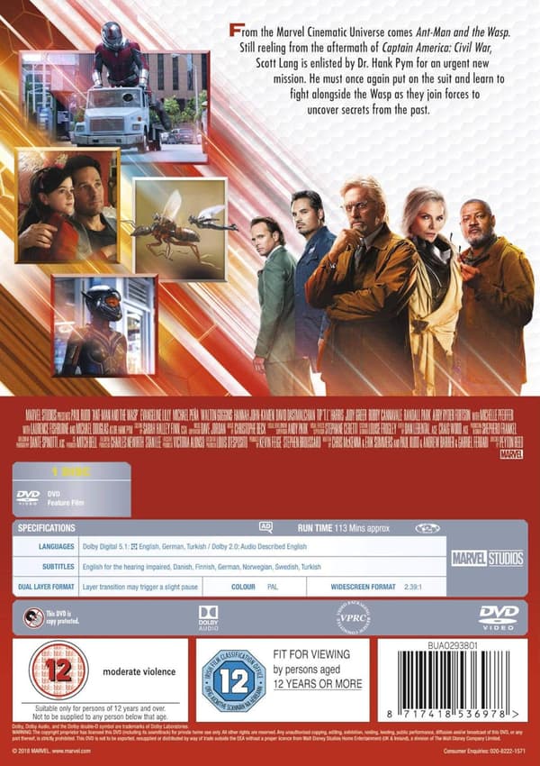 Ant-Man and the Wasp (2018) (DVD)