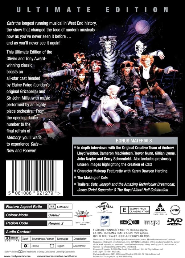 Cats (1998) DVD (import)