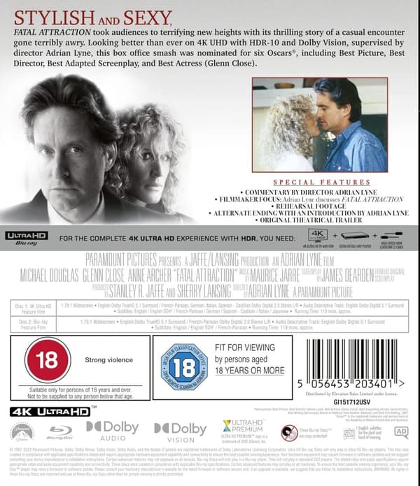 Fatal Attraction (1987) (4K UHD)