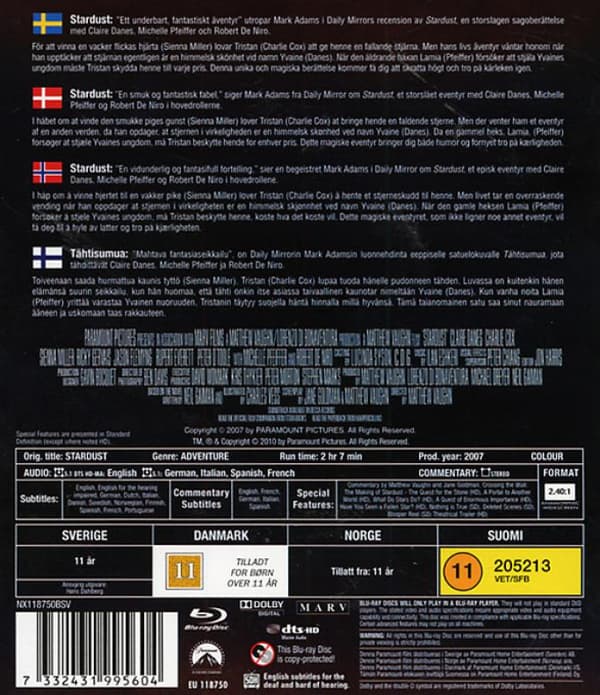 Stardust (2007) (Blu-Ray)