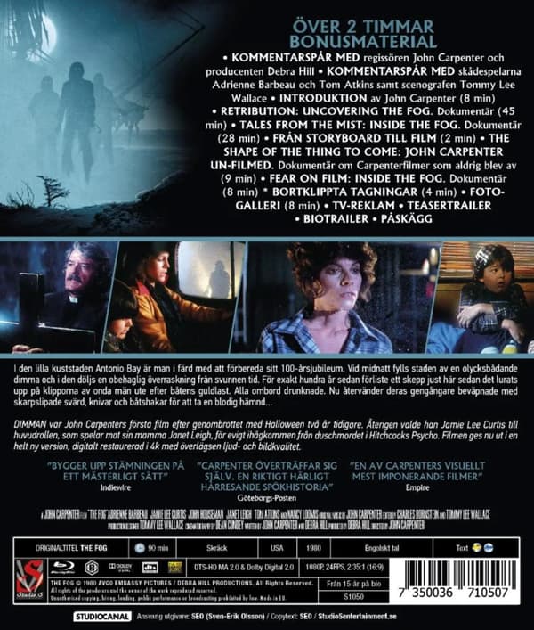 The Fog (1980) / Dimman (Blu-Ray)
