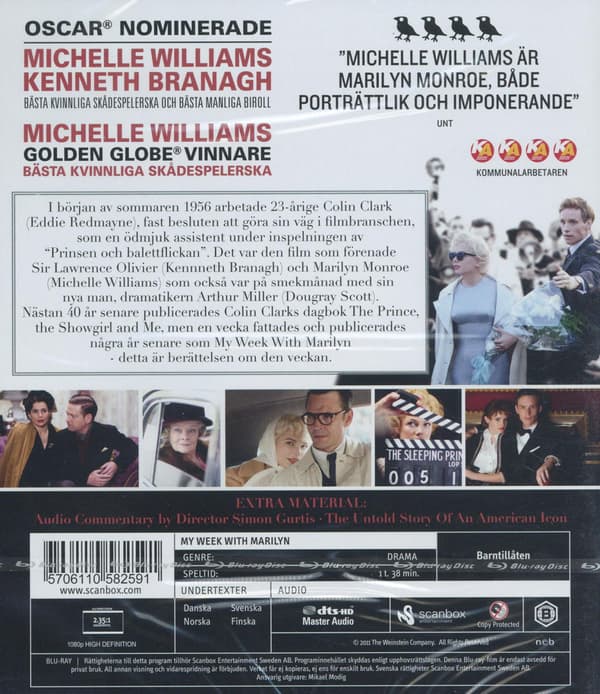 My Week With Marilyn (2011) (Blu-Ray)