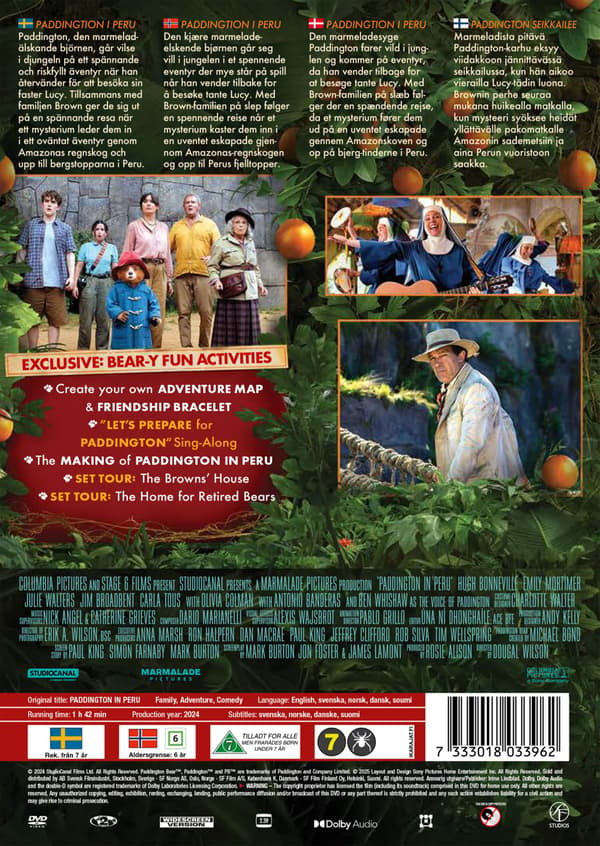 Paddington In Peru (2024) (DVD)
