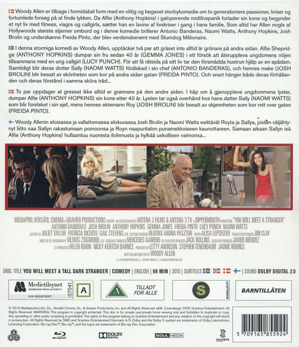 You Will Meet a Tall Dark Stranger (2010) (Blu-Ray)
