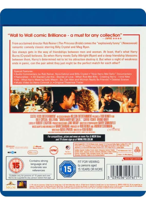When Harry Met Sally (1989) / När Harry mötte Sally (Blu-Ray)