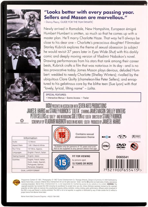 Lolita (1962) (DVD)