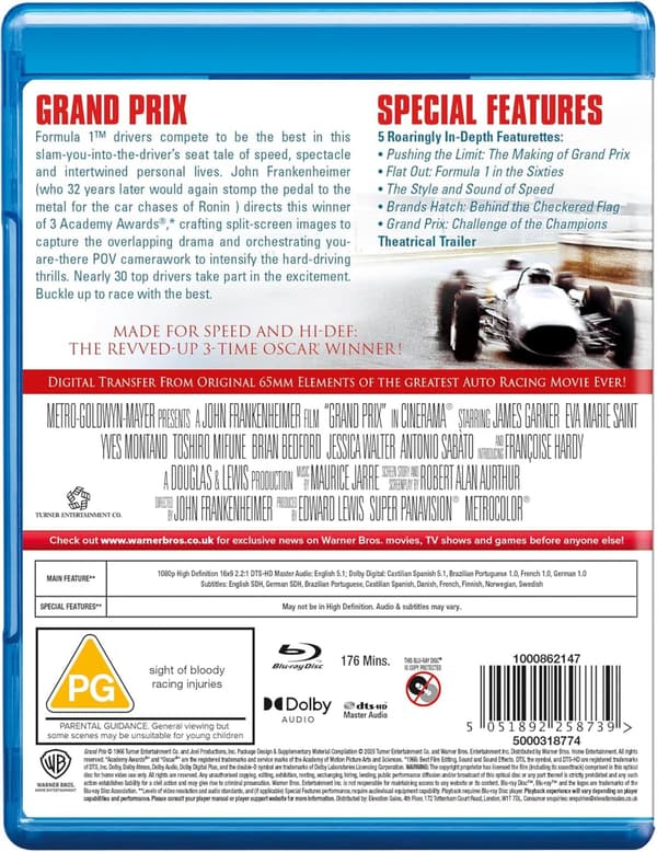 Grand Prix (1966) (Blu-Ray)