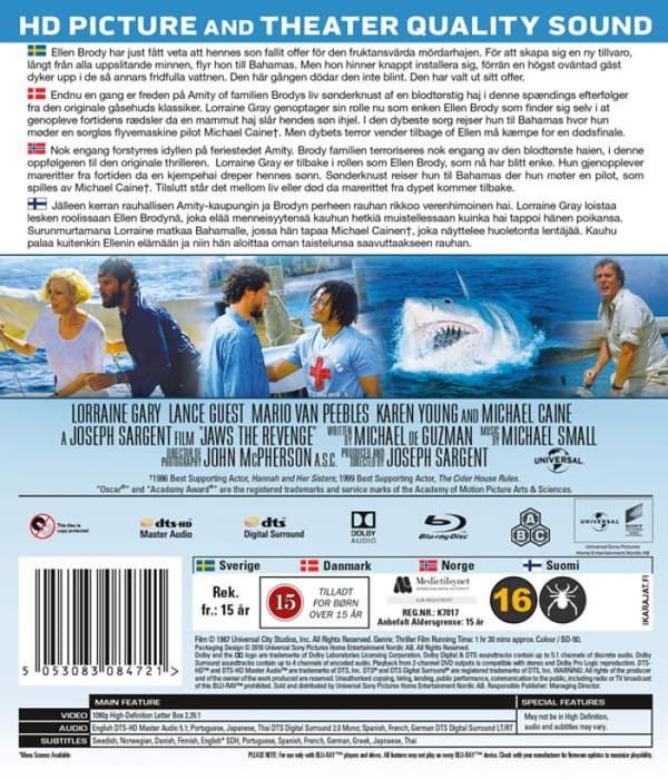 Jaws 4: The Revenge (1987) (Blu-Ray)
