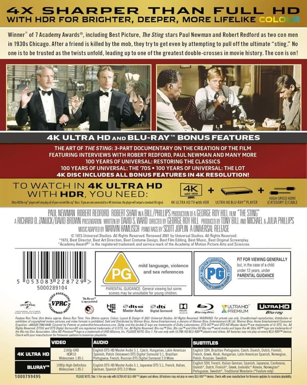 The Sting (1973) (4K UHD)
