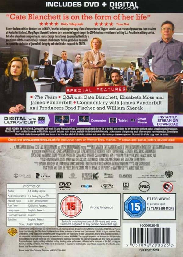 Truth (2015) (DVD)