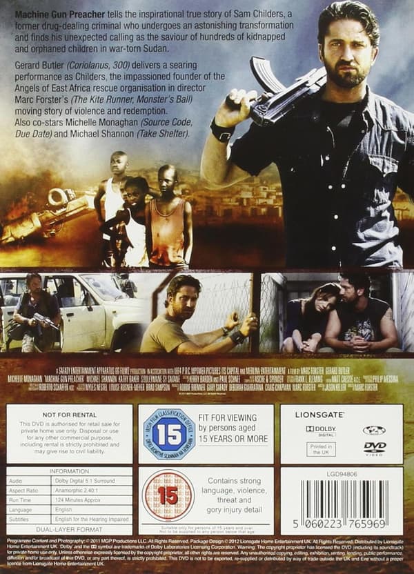 Machine Gun Preacher (2011) (DVD)