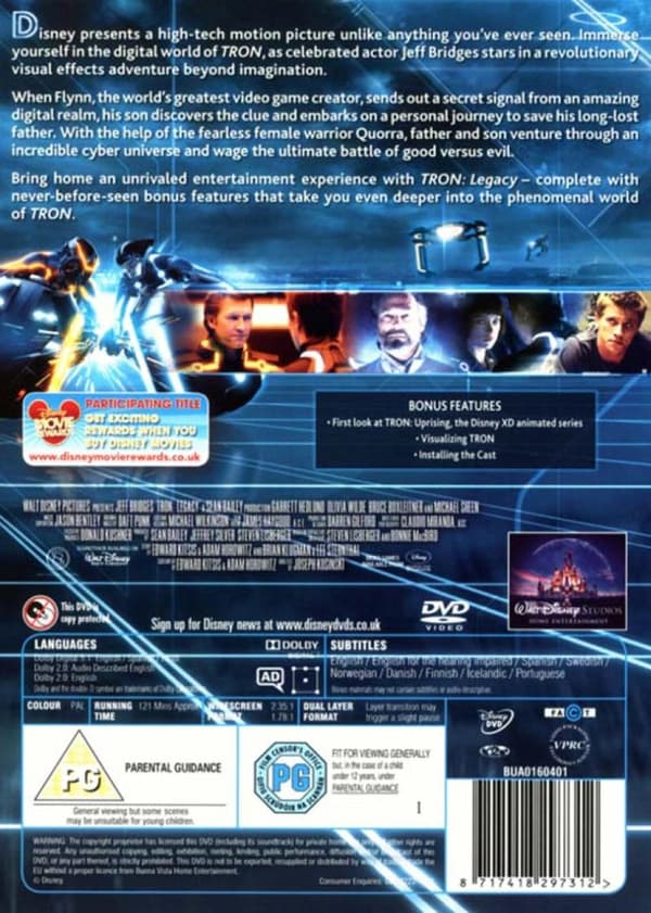 Tron Legacy (2010) (DVD)