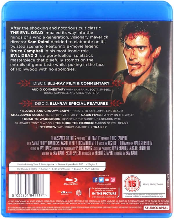 Evil Dead 2 (1987) (Blu-Ray)