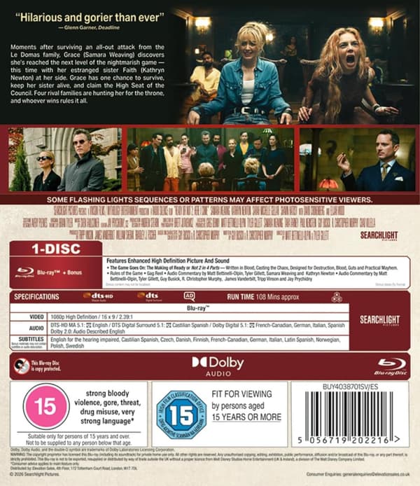 Ready or Not 2: Here I Come (2026) (Blu-Ray)