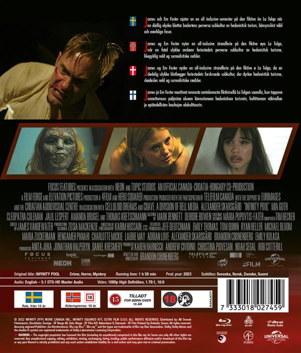 Infinity Pool (2023) (Blu-Ray)