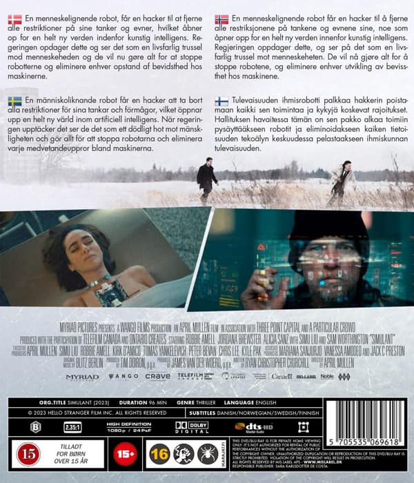 Simulant (2023) (Blu-Ray)