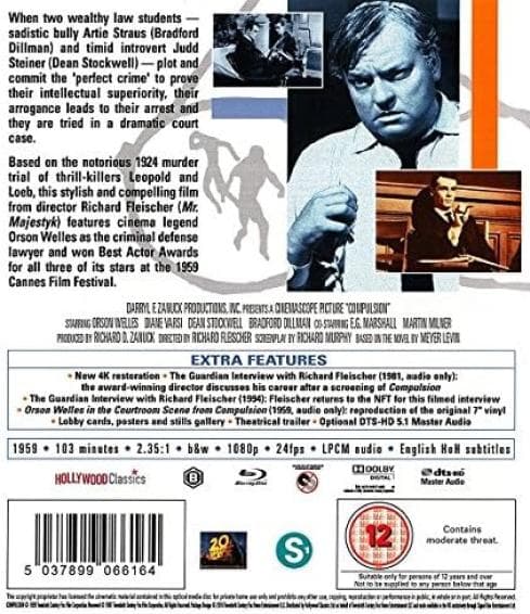 Compulsion (1959) (Blu-Ray)