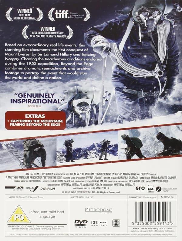 Beyond The Edge (2013) (DVD)