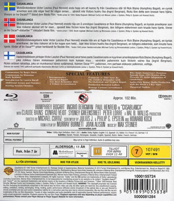 Casablanca (1942) (Blu-Ray)
