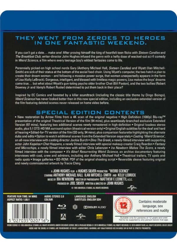 Weird Science (1985) (Blu-Ray)
