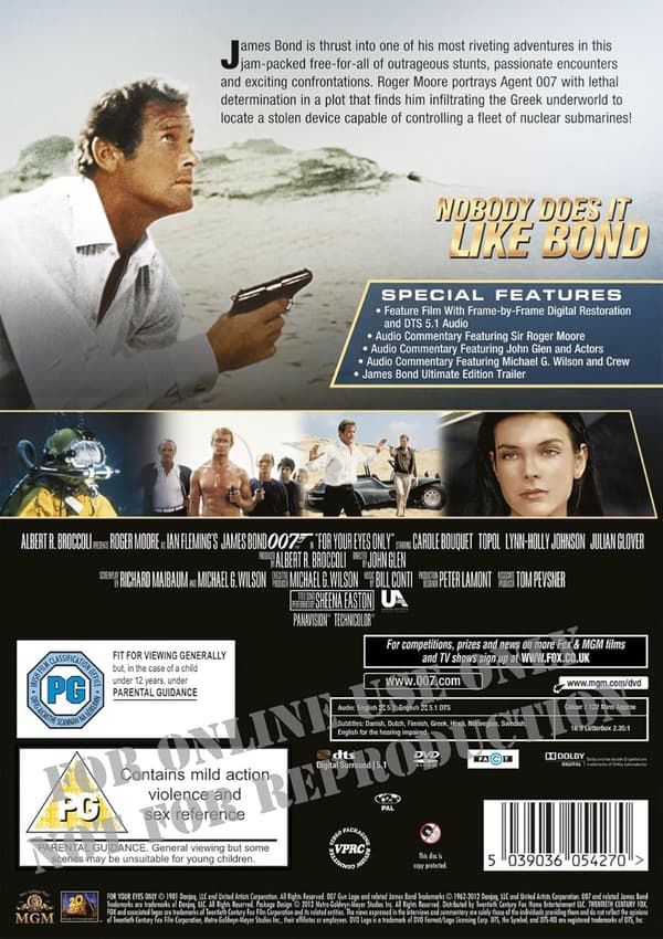 For Your Eyes Only (1981) (DVD)
