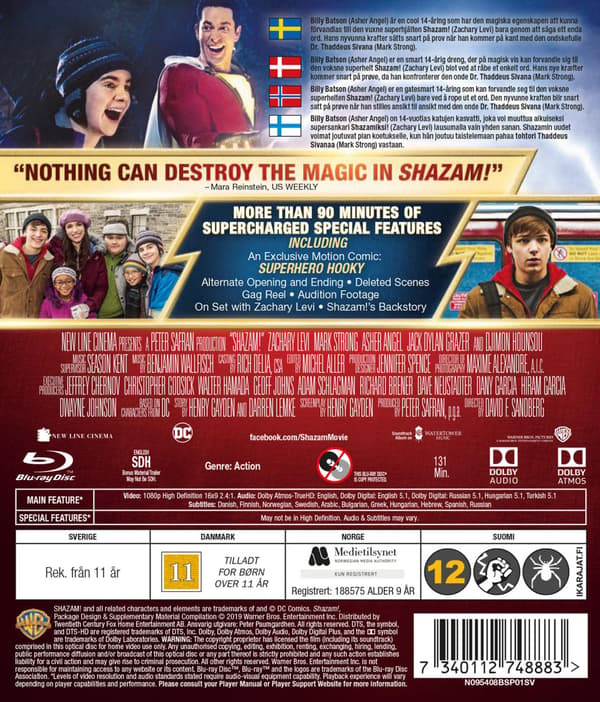 Shazam! (2019) (Blu-Ray)