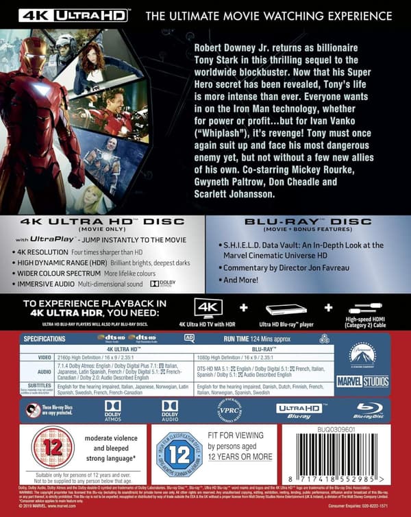 Iron Man 2 (2010) (4K UHD)