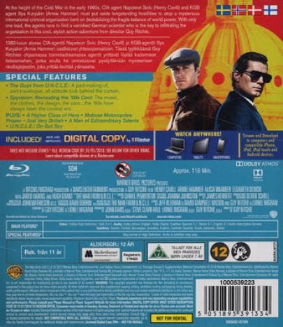 The Man from U.N.C.L.E. (2015) (Blu-Ray)