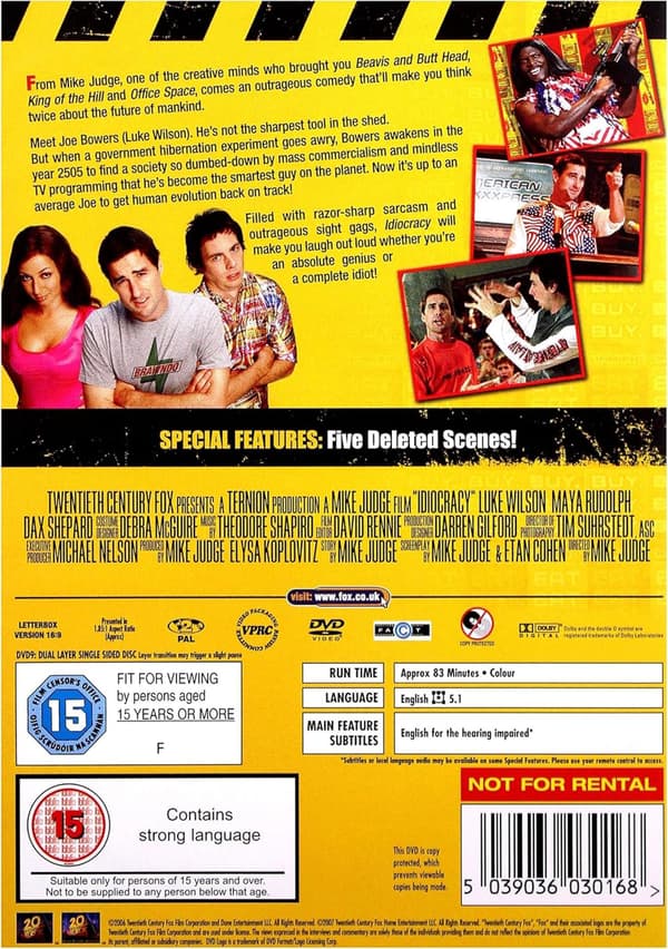 Idiocracy (2006) (DVD)