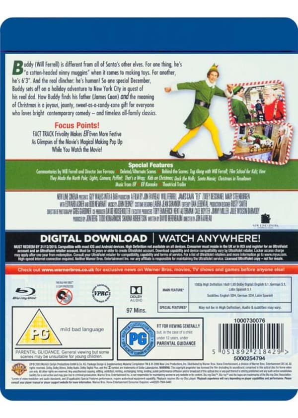 Elf (2003) (Blu-Ray)