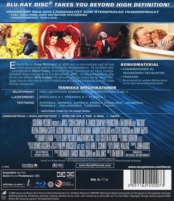 Big Fish (2003) (Blu-Ray)