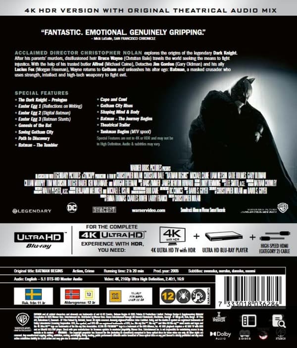 Batman Begins (2005) (4K UHD)