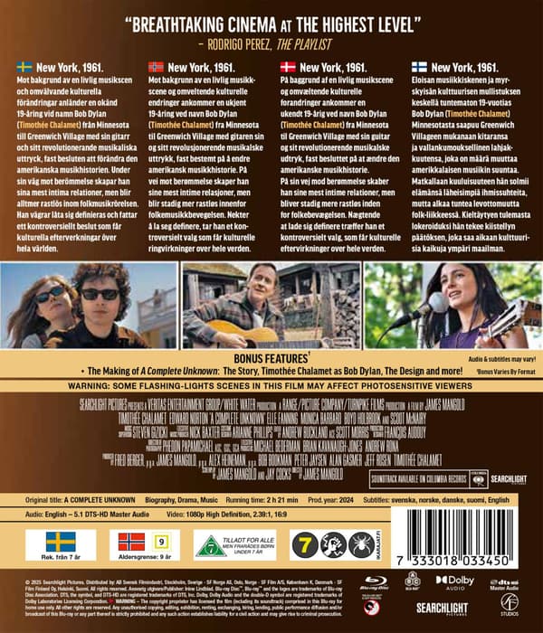 A Complete Unknown (2024) (Blu-Ray)